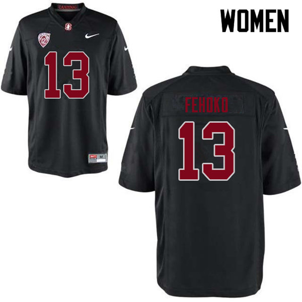 Women #13 Simi Fehoko Stanford Cardinal College Football Jerseys Sale-Black - Click Image to Close
